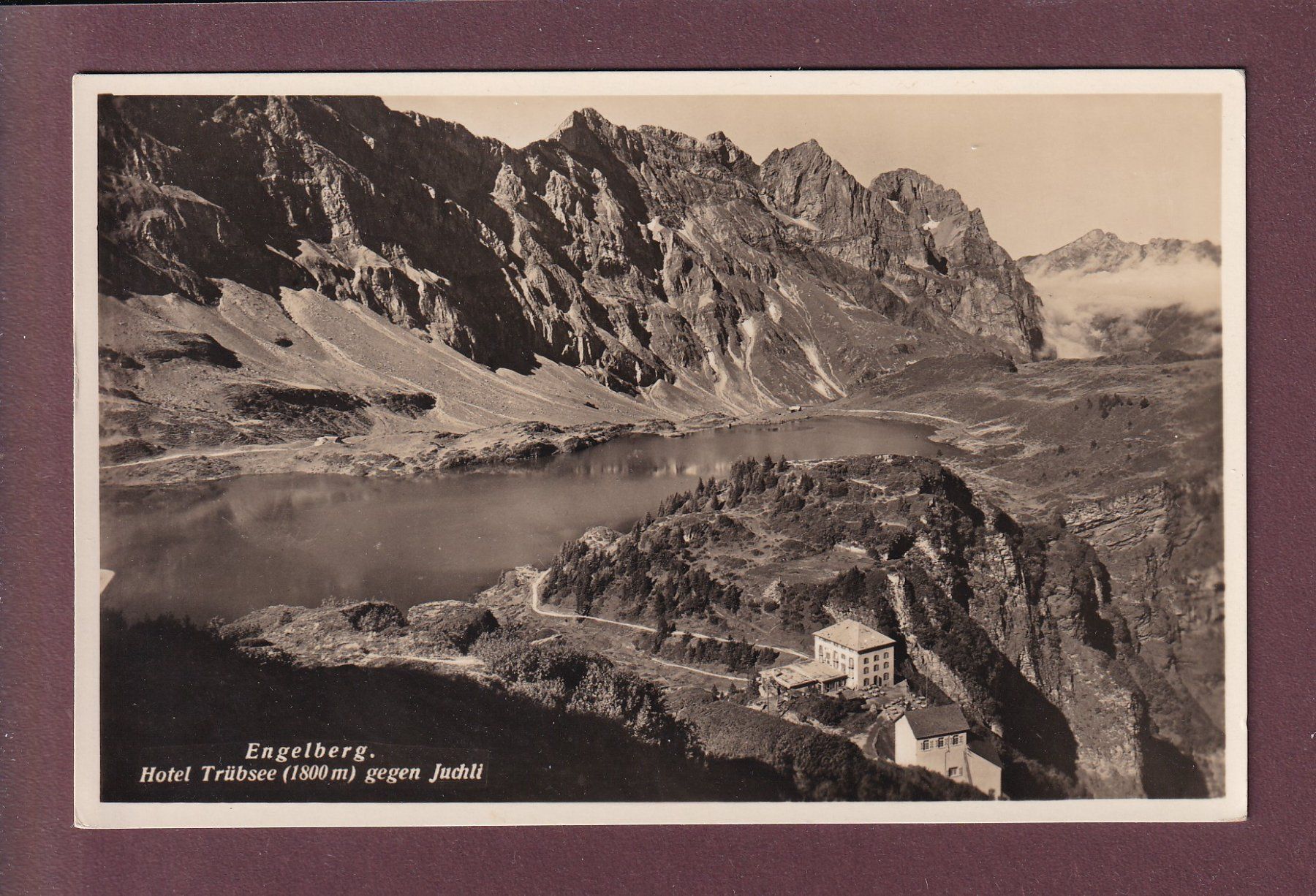 Cartoline postali: Engelberg - HOTEL TRÜBSEE - Juchli – Usato da Pully venduto da nicecards