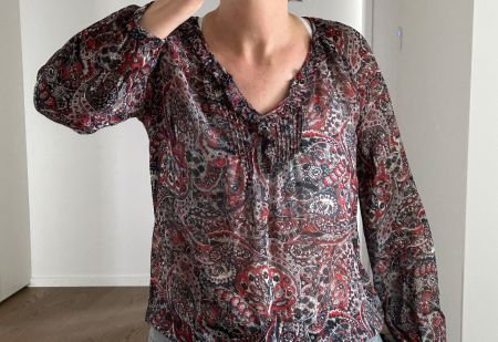 Gerard Darel Silk Blouse Size S-M