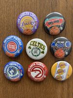 Vintage NBA Ansteckpins Sammler-Set (90er Jahre)