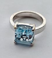 Blau Topas Ring