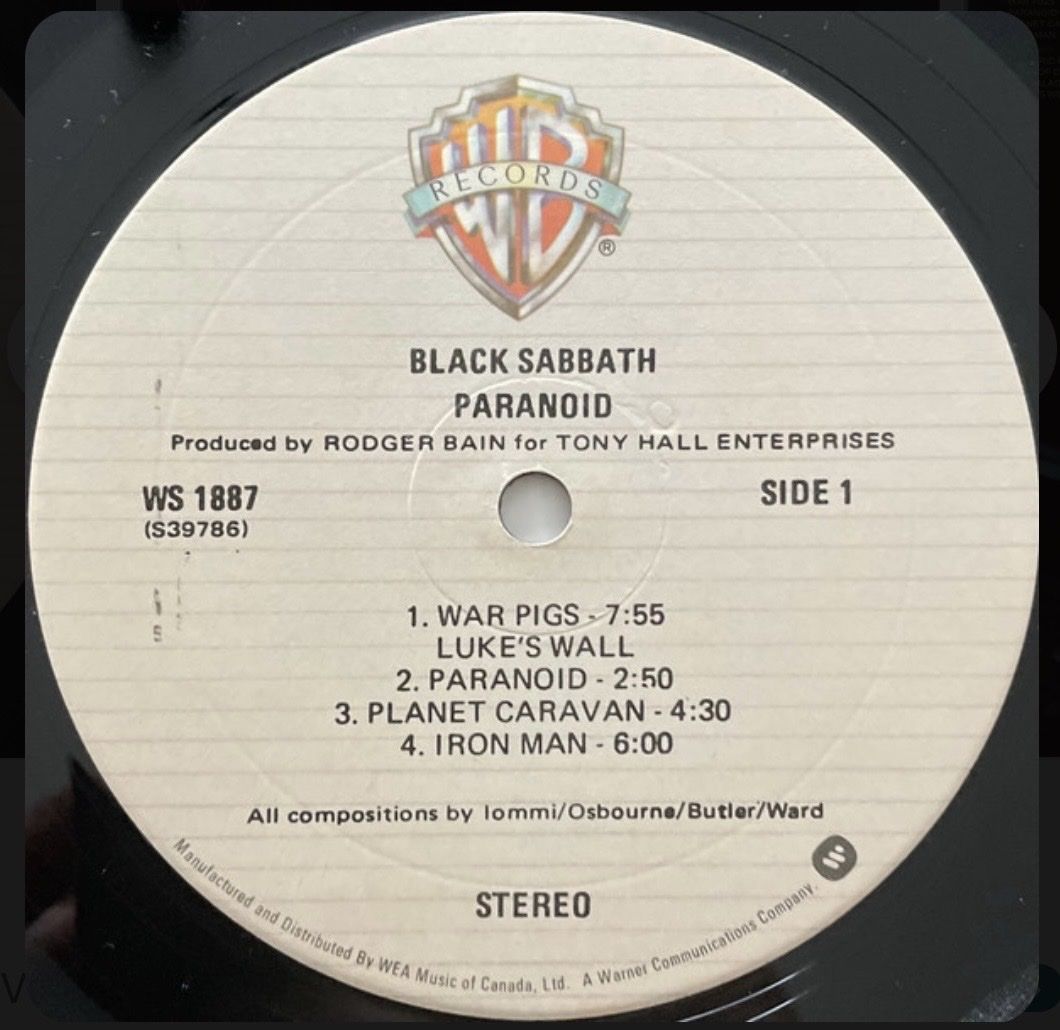 Dischi in vinile: Black Sabbath – Paranoid – Usato da Aadorf venduto da Assyrian-Bazar 2