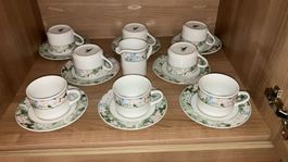Servizio x8 persone da tè o cappuccino Lynns
