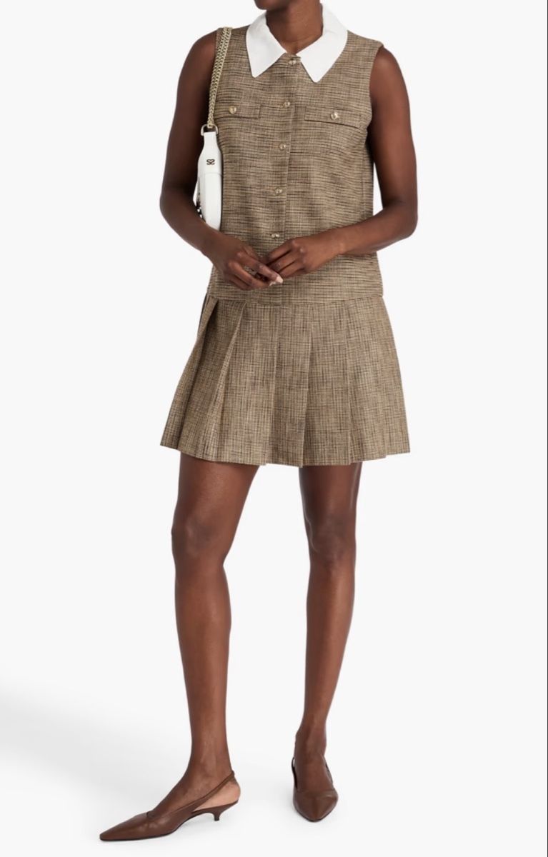 Sandro Vestiti: Sandro Houndstooth Dress Size 40 – Usato da Zürich venduto da amtoni7