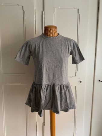 ASOS - Schösschen-Oberteil hellgrau 34