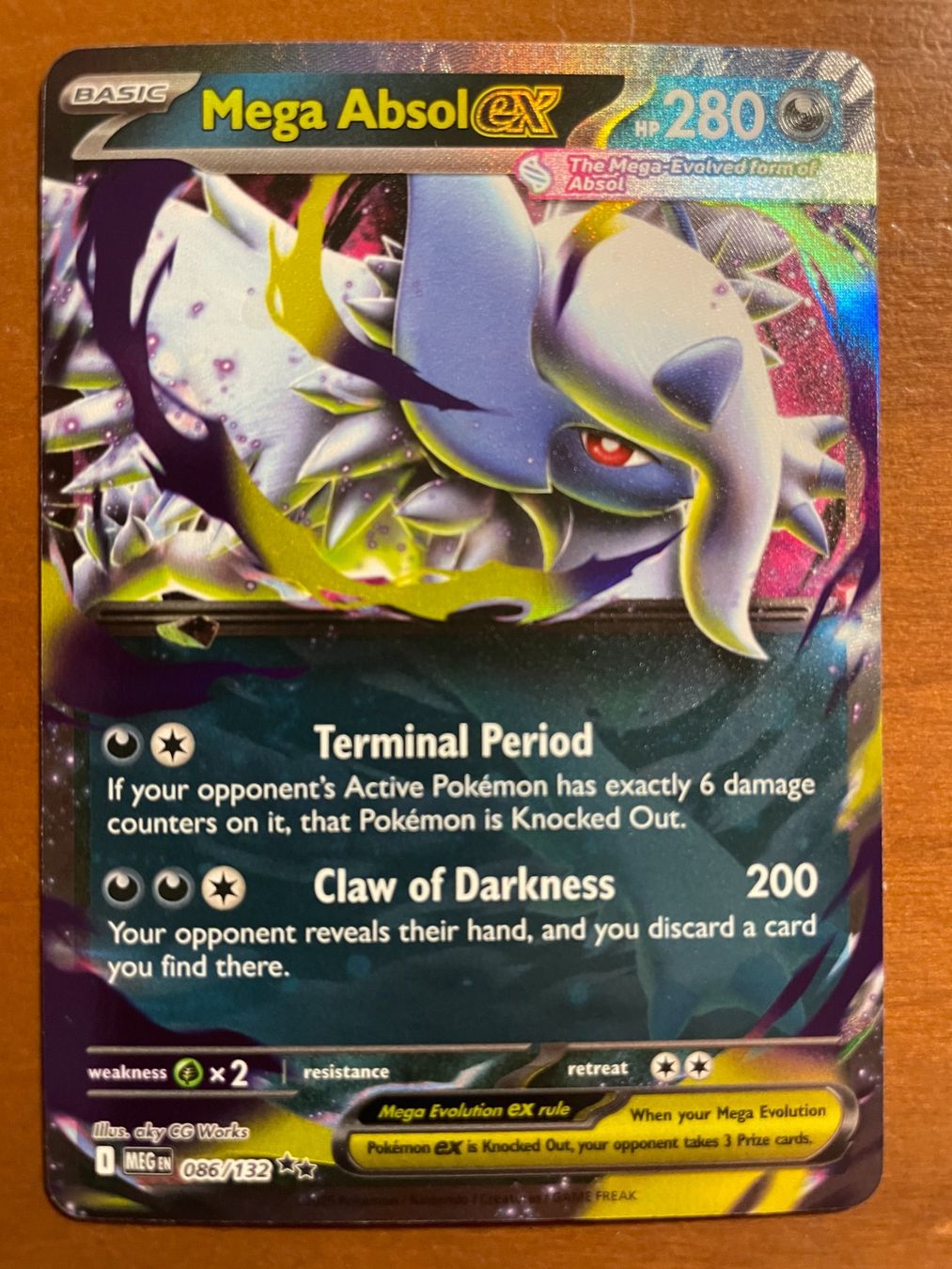 Pokémon Carte collezionabili: Pokemon Mega Absol eX (Versand gratis) – Nuovo (secondo la descrizione) da Chur venduto da Angerson
