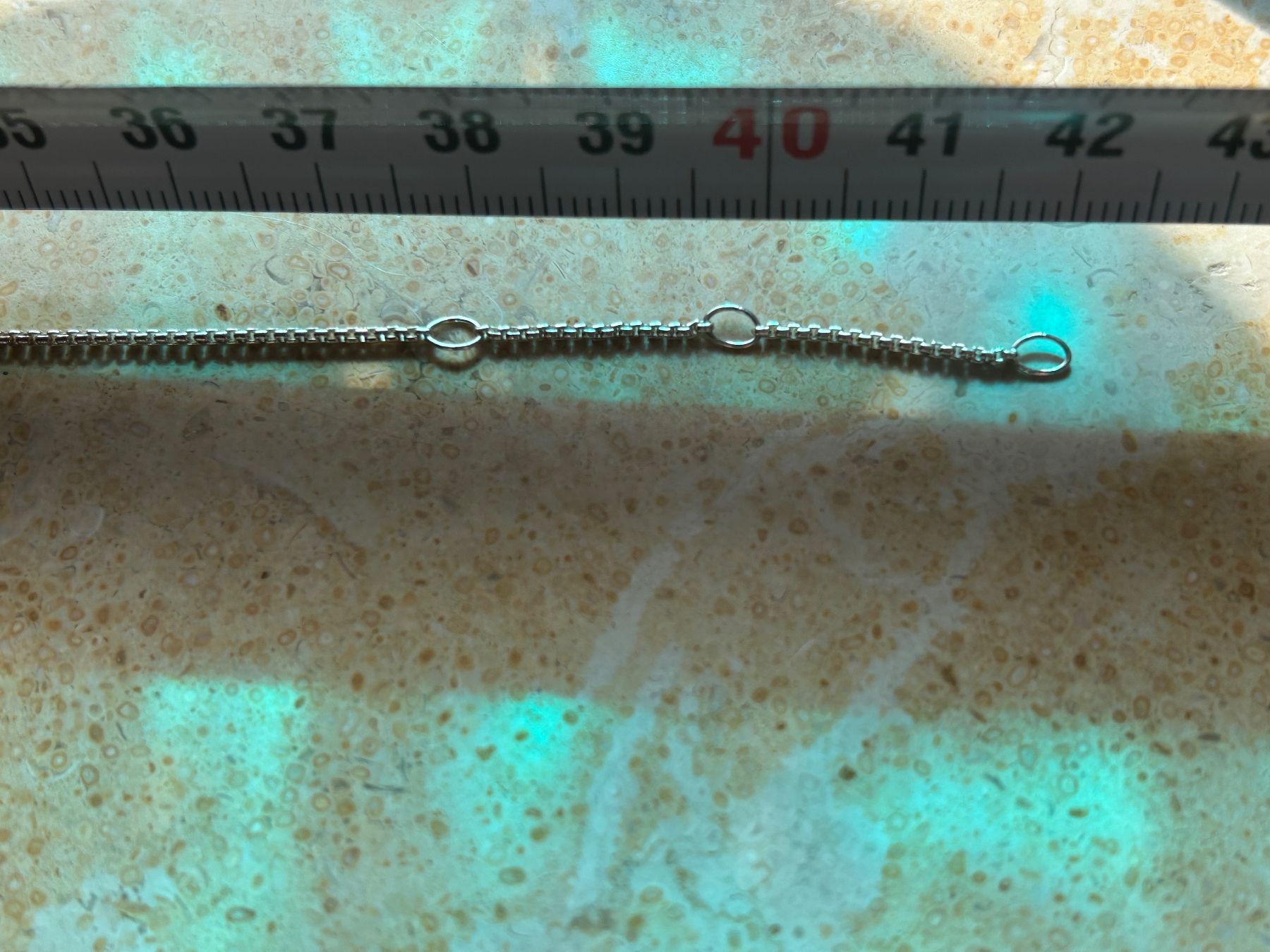 Catenine: Silberkette mit Perle, Vintage 925 – Usato da Basel venduto da bellespirit 9