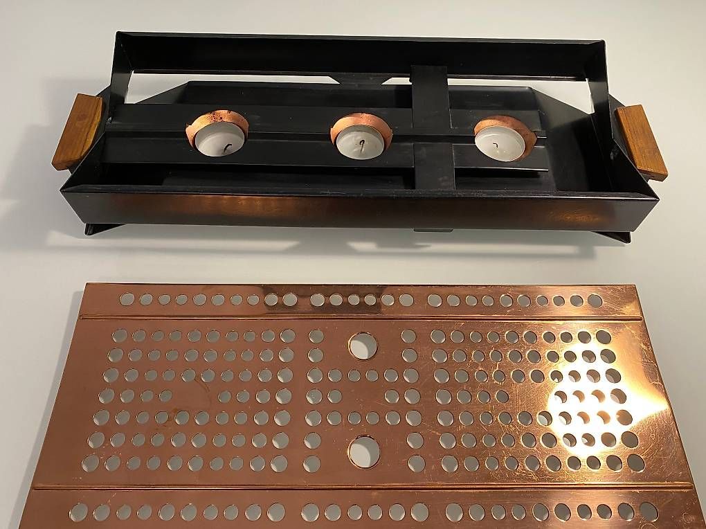 Servierplatten: Chauffe-plats vintage en cuivre – Gebraucht aus Peseux von alain032032 2