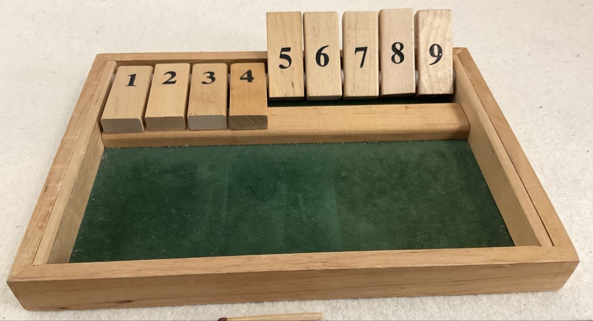 Giochi: Klappbrett-Spiel / Shut the Box – Usato da Zürich venduto da hi2_vh96 2
