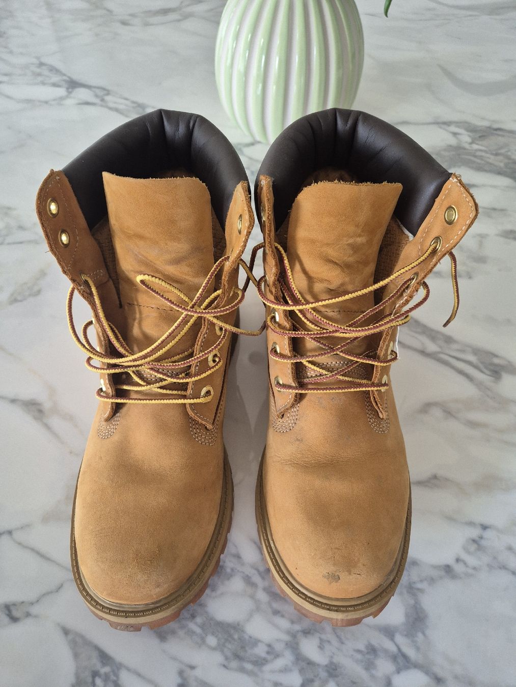 Timberland Scarpe da uomo: Robuste Timberland Stiefel Boots Gr. 40 Leder – Usato da Niederrohrdorf venduto da Sistarr 1