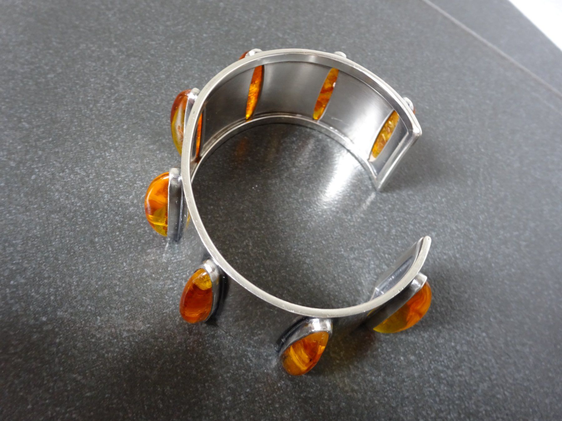 Bracciali & Braccialetti: Armreif Bernstein vom Silberschmied – Usato da Esslingen venduto da FetteSchnecke 5