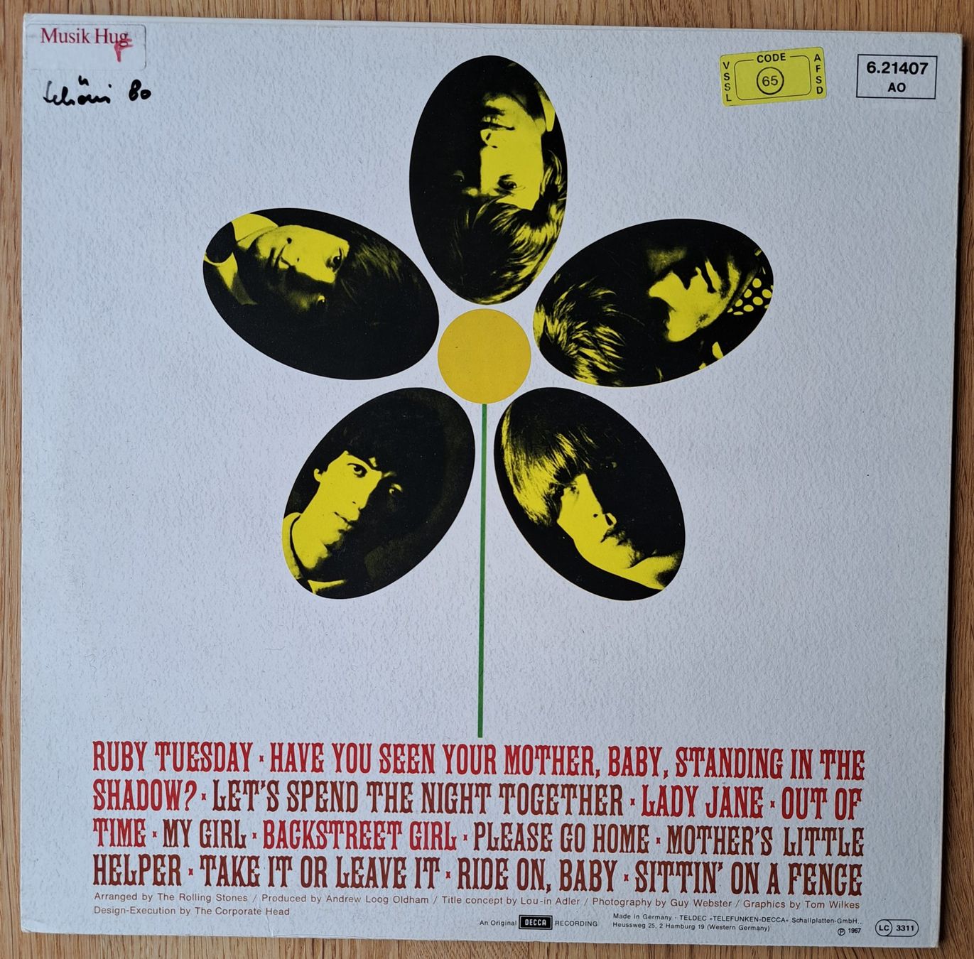 Dischi in vinile: The Rolling Stones - Flowers – Usato da Meggen venduto da Ricardokoch 1