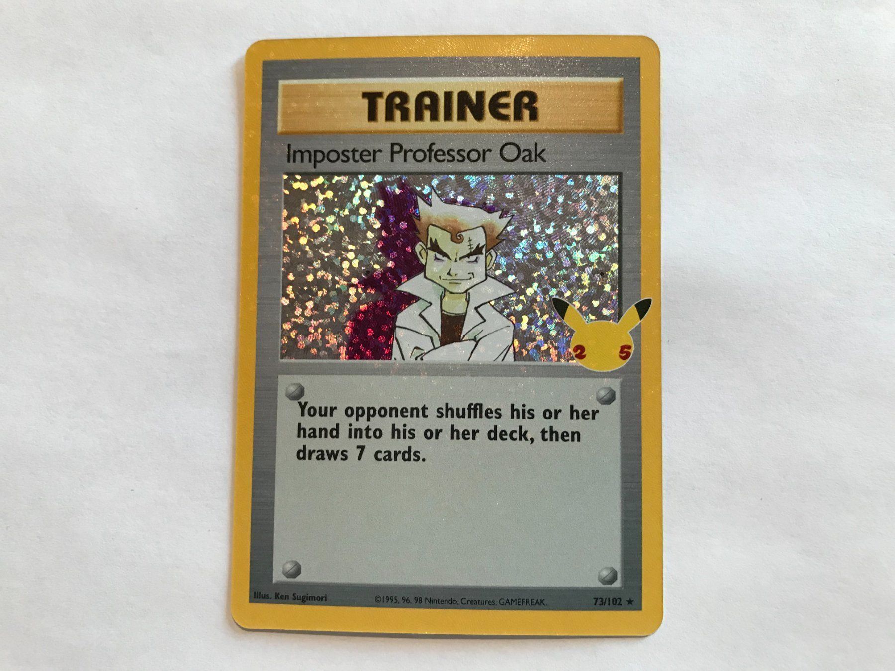 Pokémon Carte collezionabili: Imposter Professor Oak Celebrations EN – Usato da Hagendorn venduto da Pokecollectorch 1