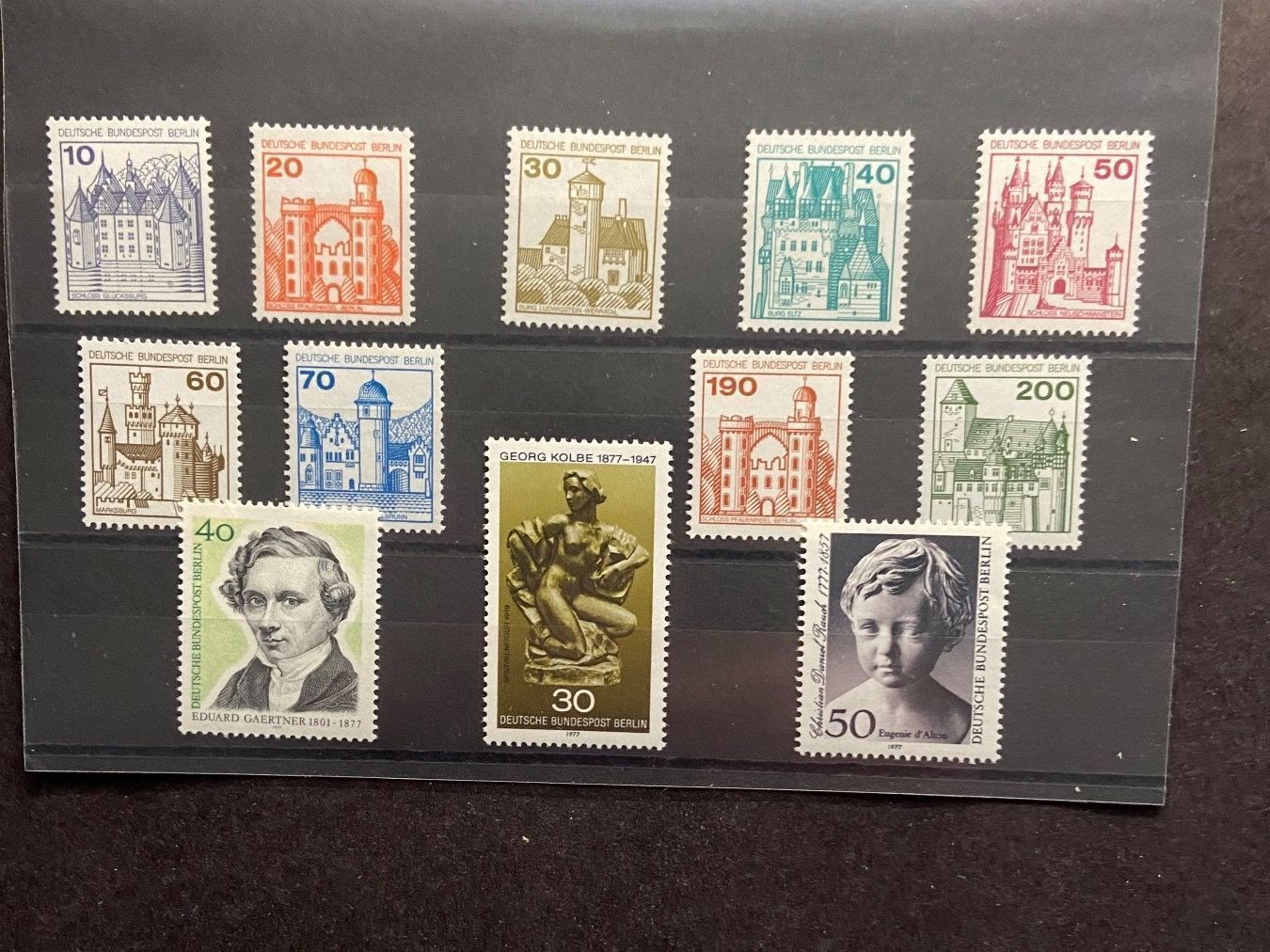 Alle Briefmarken: Berlin 1977 Jahresausgabe ** – Gebraucht aus Wil SG von fva01 3