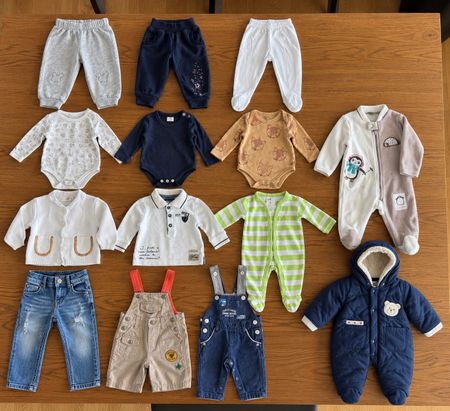 Baby Kleiderpaket 14-teilig - Winter - 3-6 Monate
