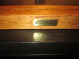 Support pour disque vinyle "Now Playing" en bois massif