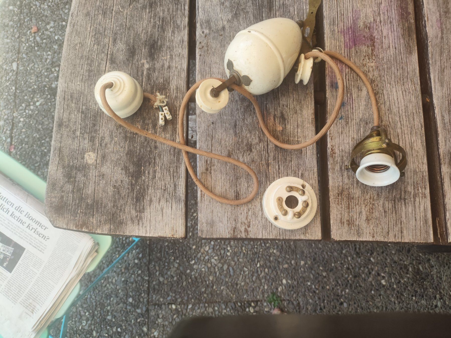 Lustres & lampes de plafonds: Antike Lampe – D'occasion à Grosshöchstetten par Saigontinu 4