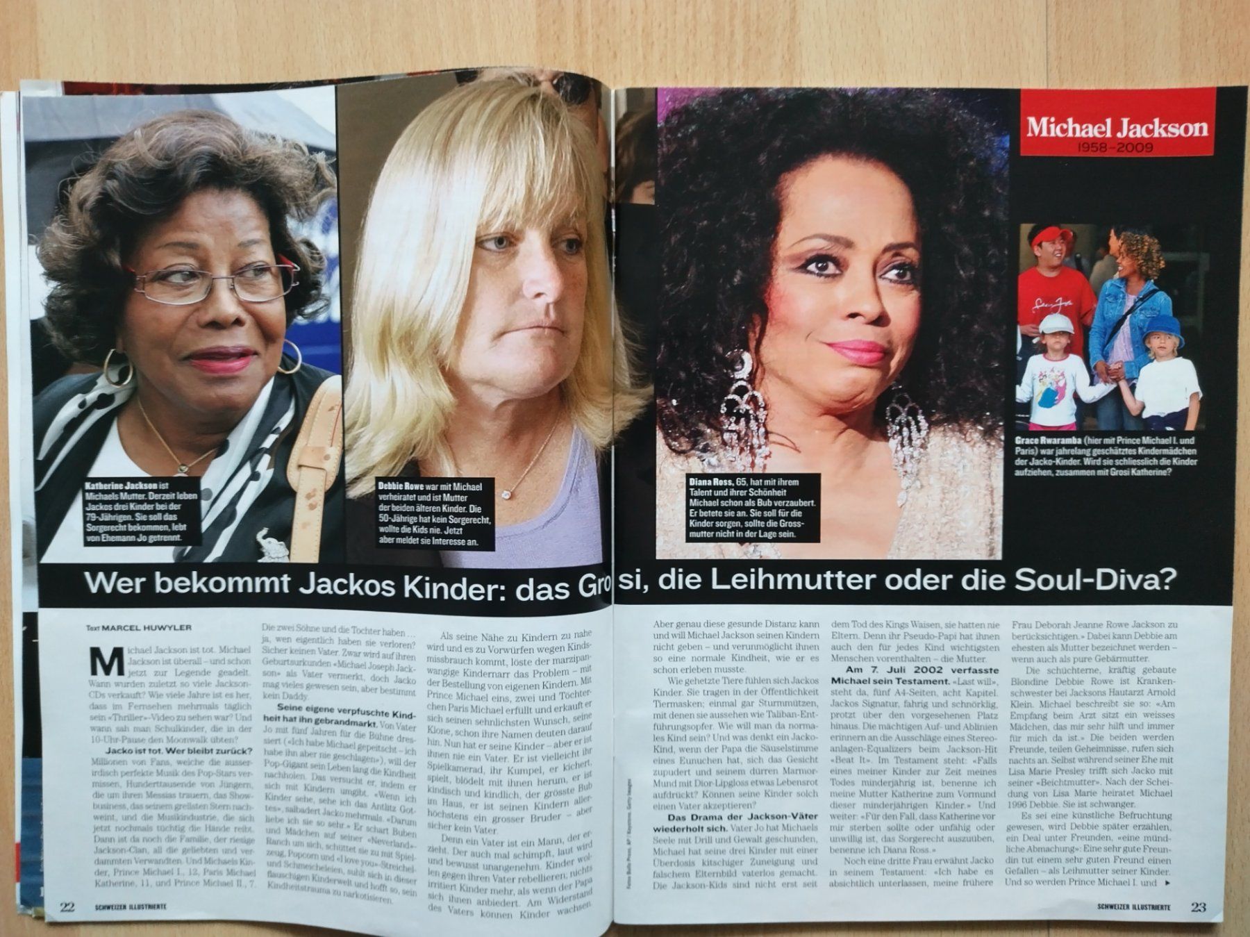 Riviste & Magazine: Schweizer Illustrierte - Tod von Michael Jackson – Usato da Jona venduto da Argus36 2