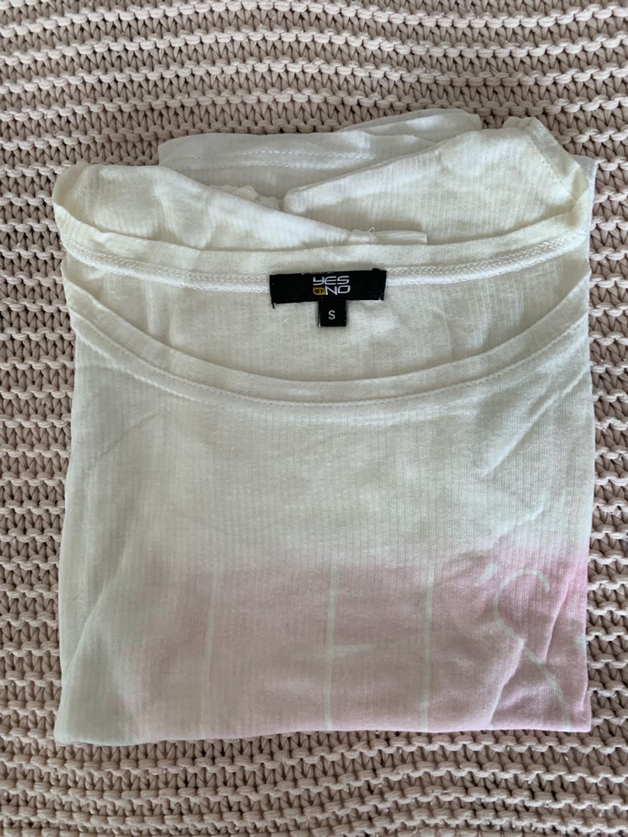T-shirt: T-shirt blanc fluide – Usato da Montreux venduto da Izapeche811 1