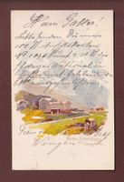 KLEINE SCHEIDEGG - Jungfrau - 1906 // Falte //
