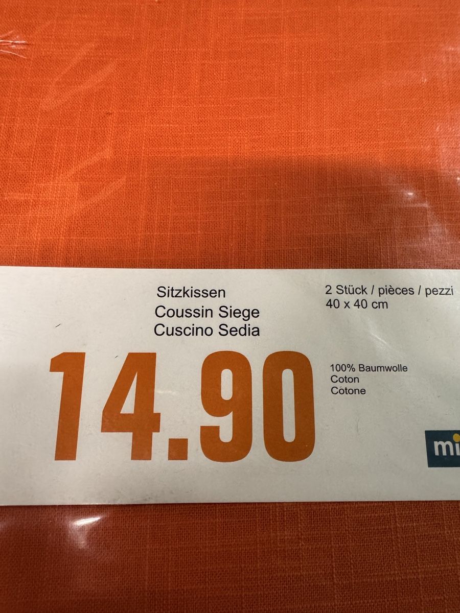 Micasa Cuscini: 2 Micasa Sitzkissen – Nuovo (secondo la descrizione) da Kümmertshausen venduto da Ghost75 1
