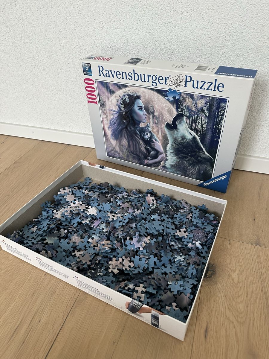 Ravensburger Puzzles: Ravensburger Puzzle 1000 Teile - Wolf – Gebraucht aus Rupperswil von Cupra343 1