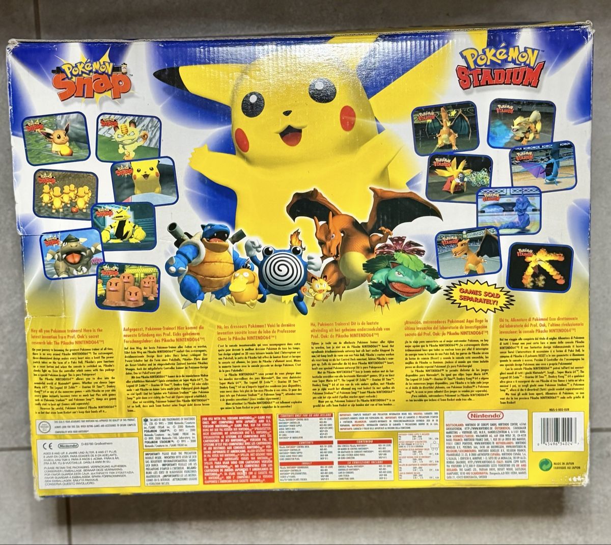 Nintendo Console: Nintendo 64 N64 Pikachu OVP – Usato da Carrouge VD venduto da RETRO-GAME-97 8