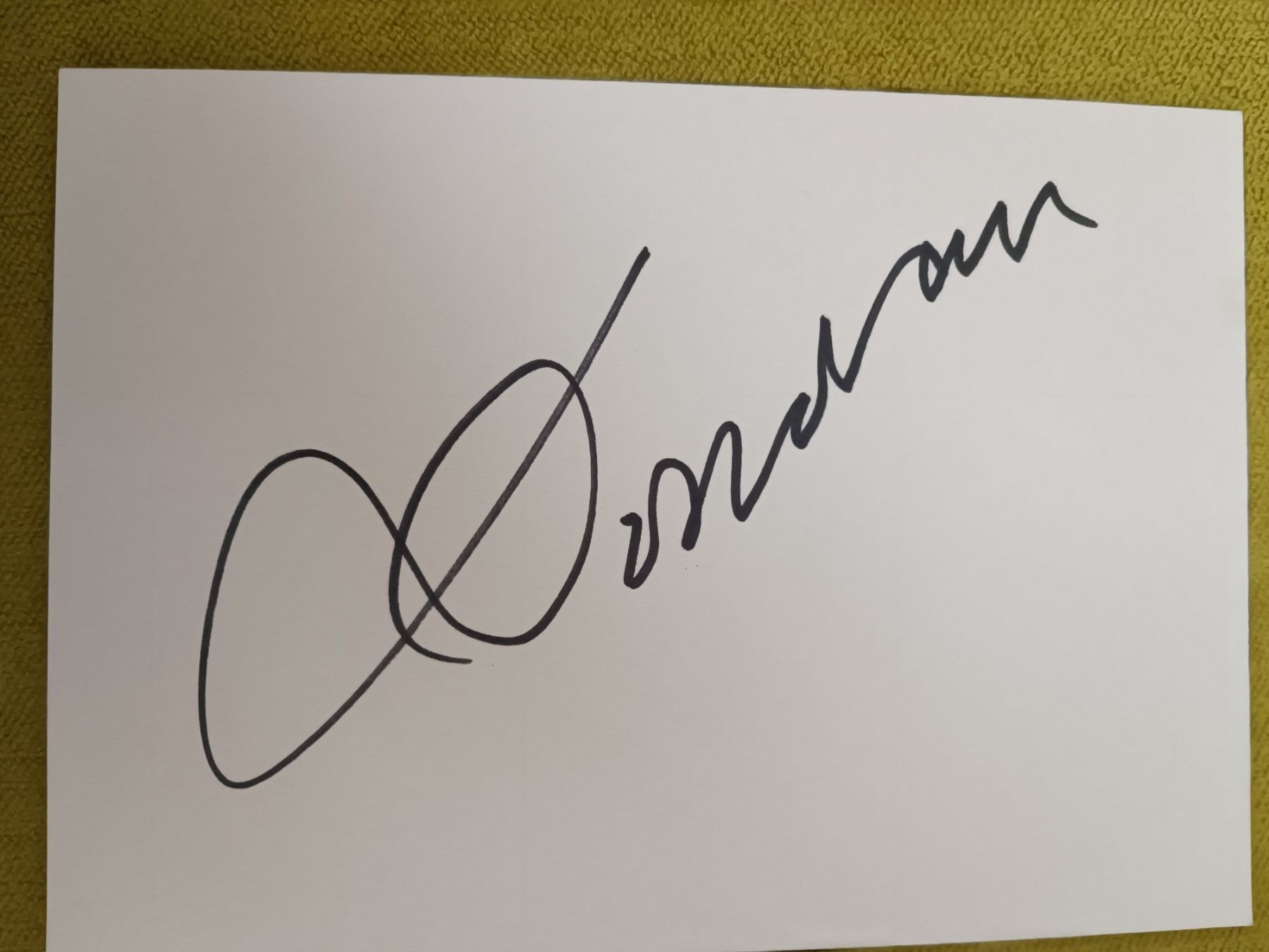 Autografi: Donovan - persönlich gesammelt – Usato da Menziken venduto da Artographs