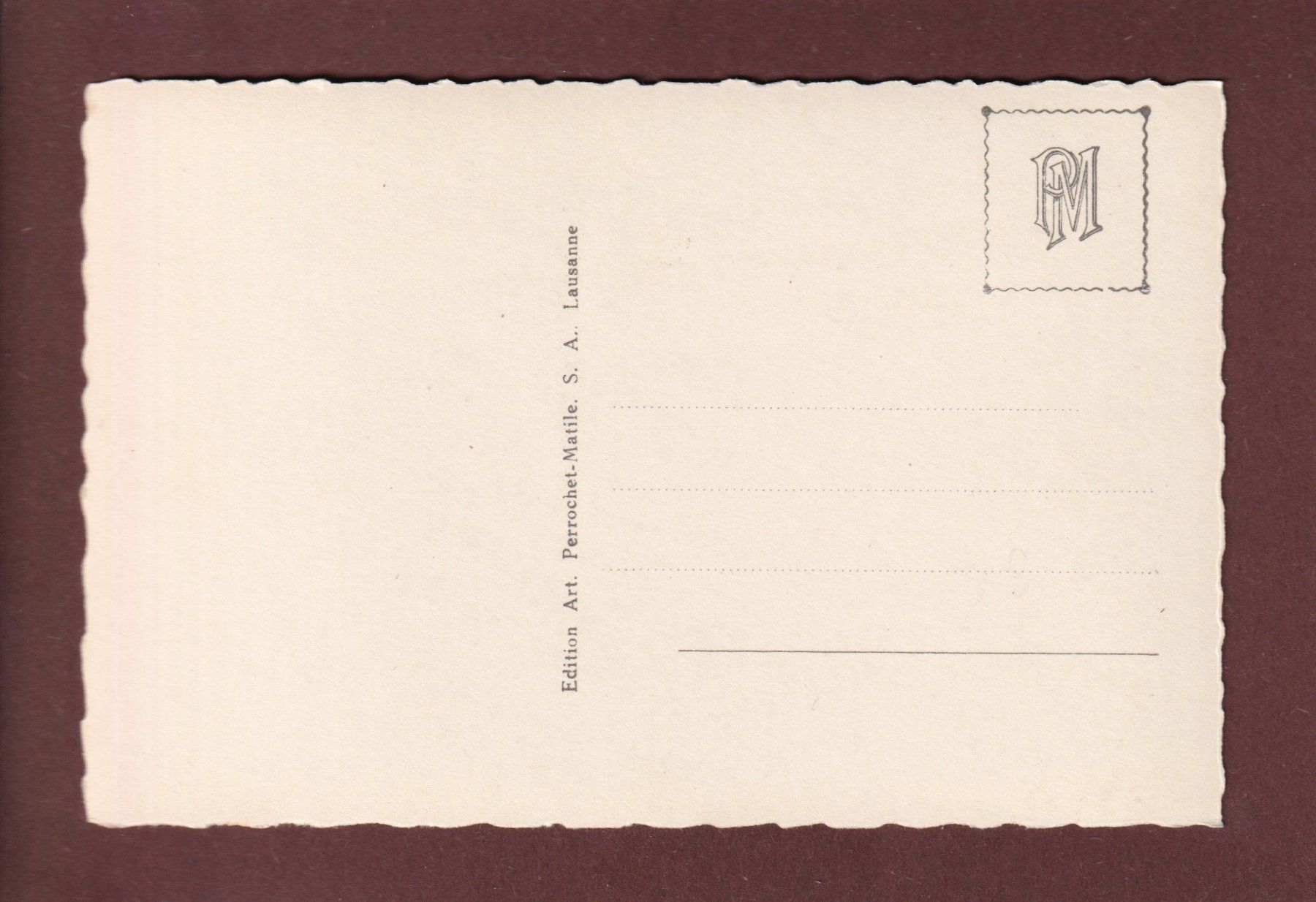 Cartoline postali: ROSSINIERE – Usato da Pully venduto da nicecards 1