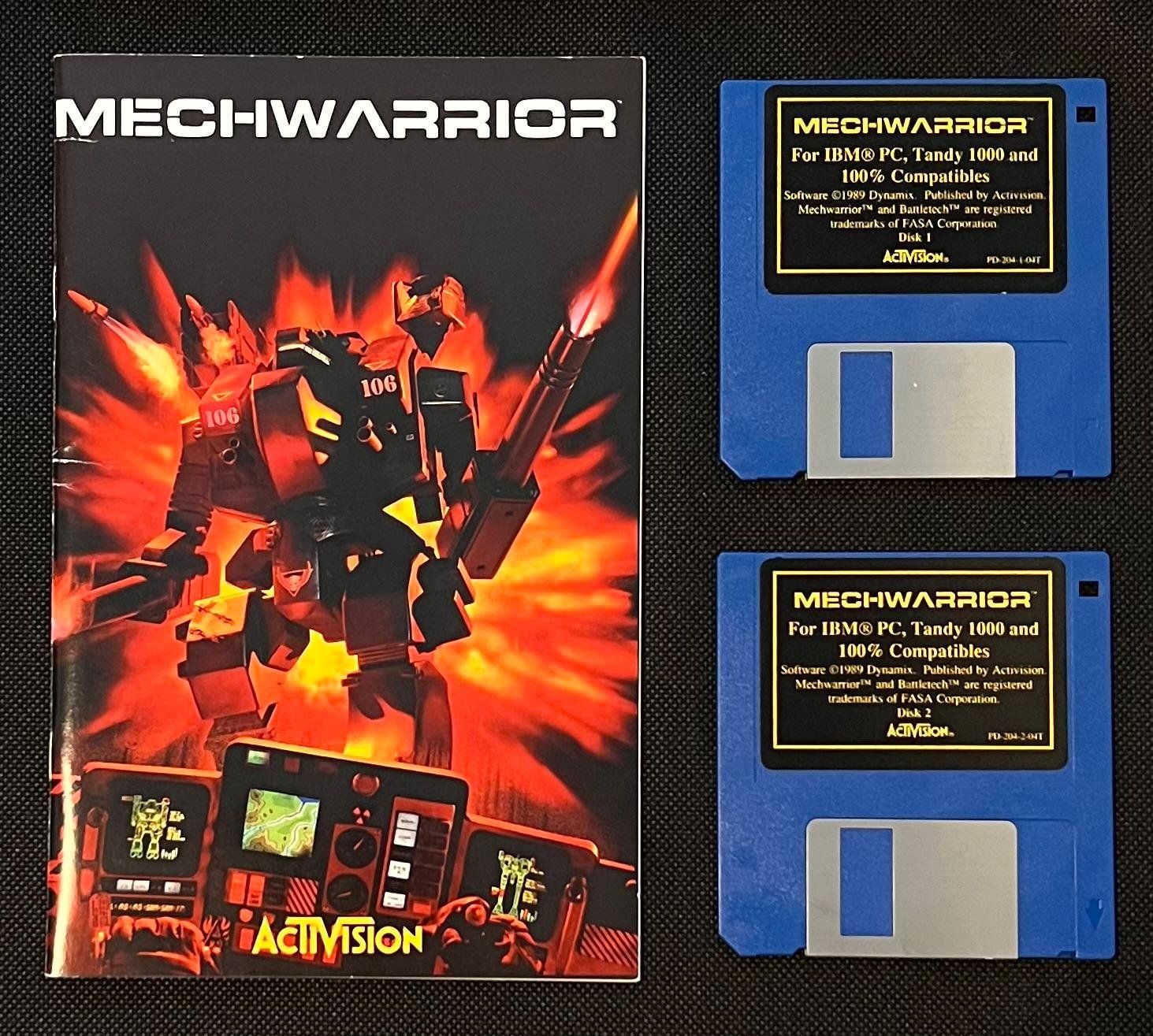 Giochi: PC Big Box Mechwarrior 5.25"/3.5" Floppy Version – Usato da Schachen LU venduto da retrogamer 1