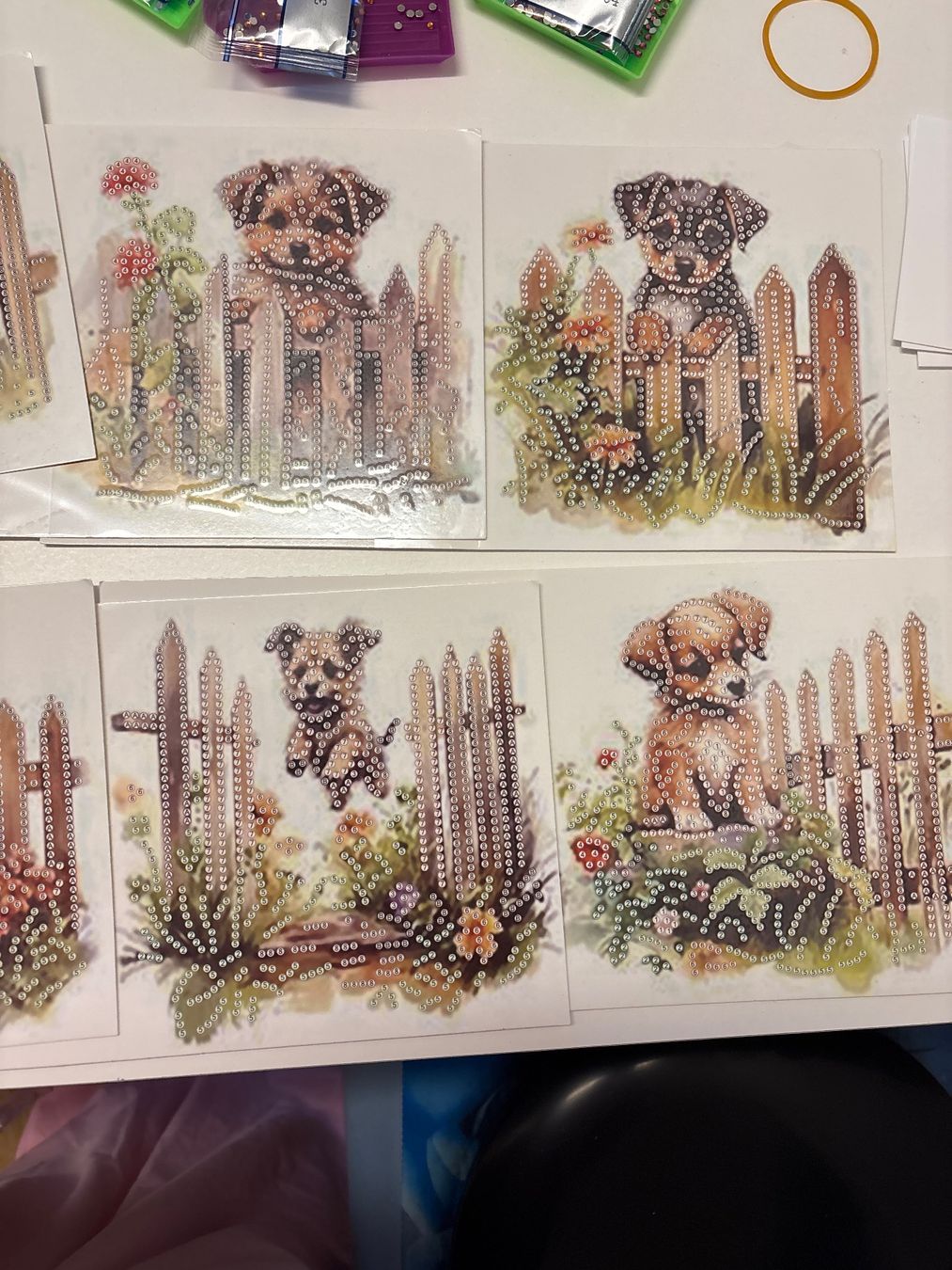 Bastelsets: Diamond Paiting Karten Hunde 🐕 – Neu (gemäss Beschreibung) aus Amriswil von SCHLOSSGEISTLI 1