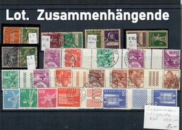 Lot. Zusammenhängende Marken