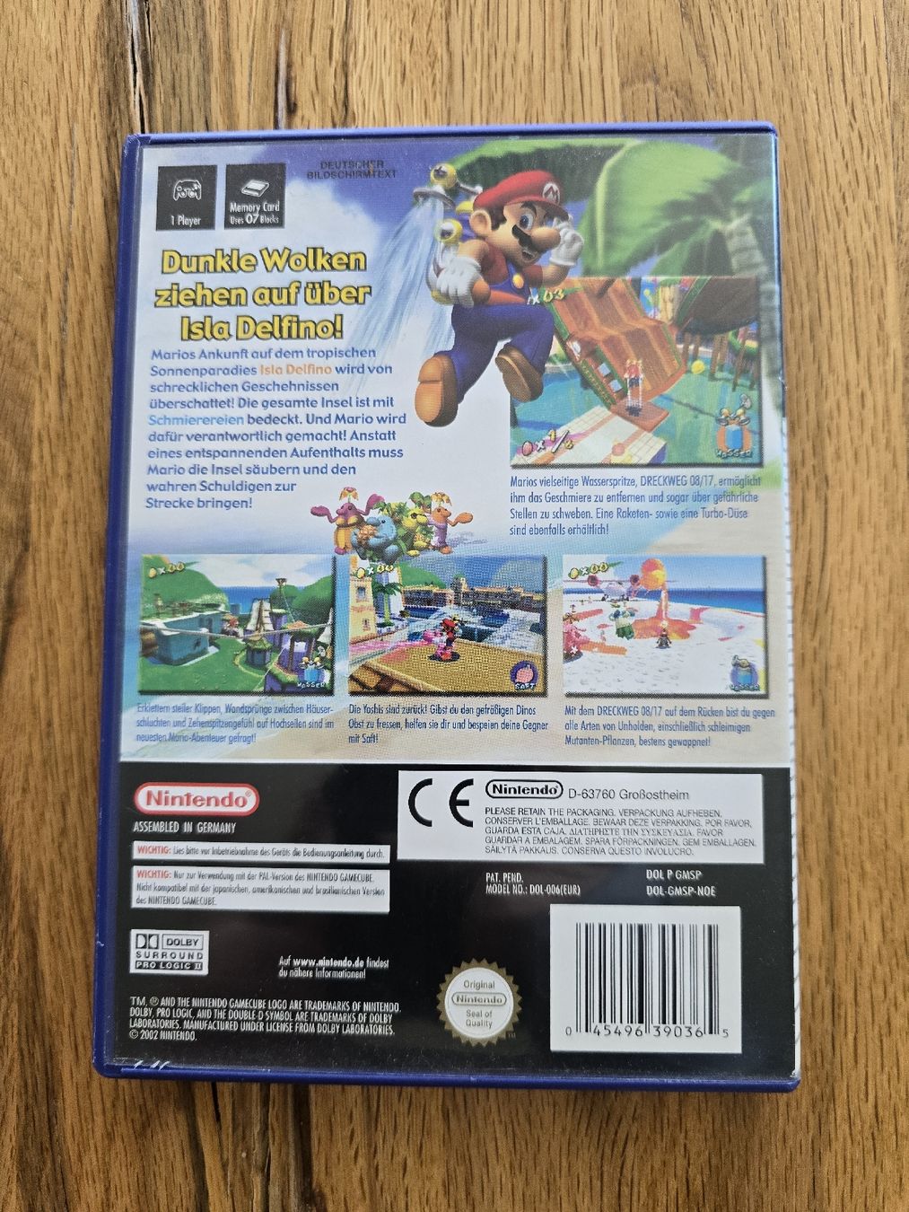 Nintendo Spiele: Super Mario Sunshine (Gamecube)  – Gebraucht aus Arisdorf von slangel 1