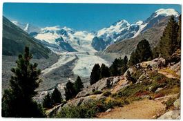 Berninagruppe, Gletscher, gelaufen 1964