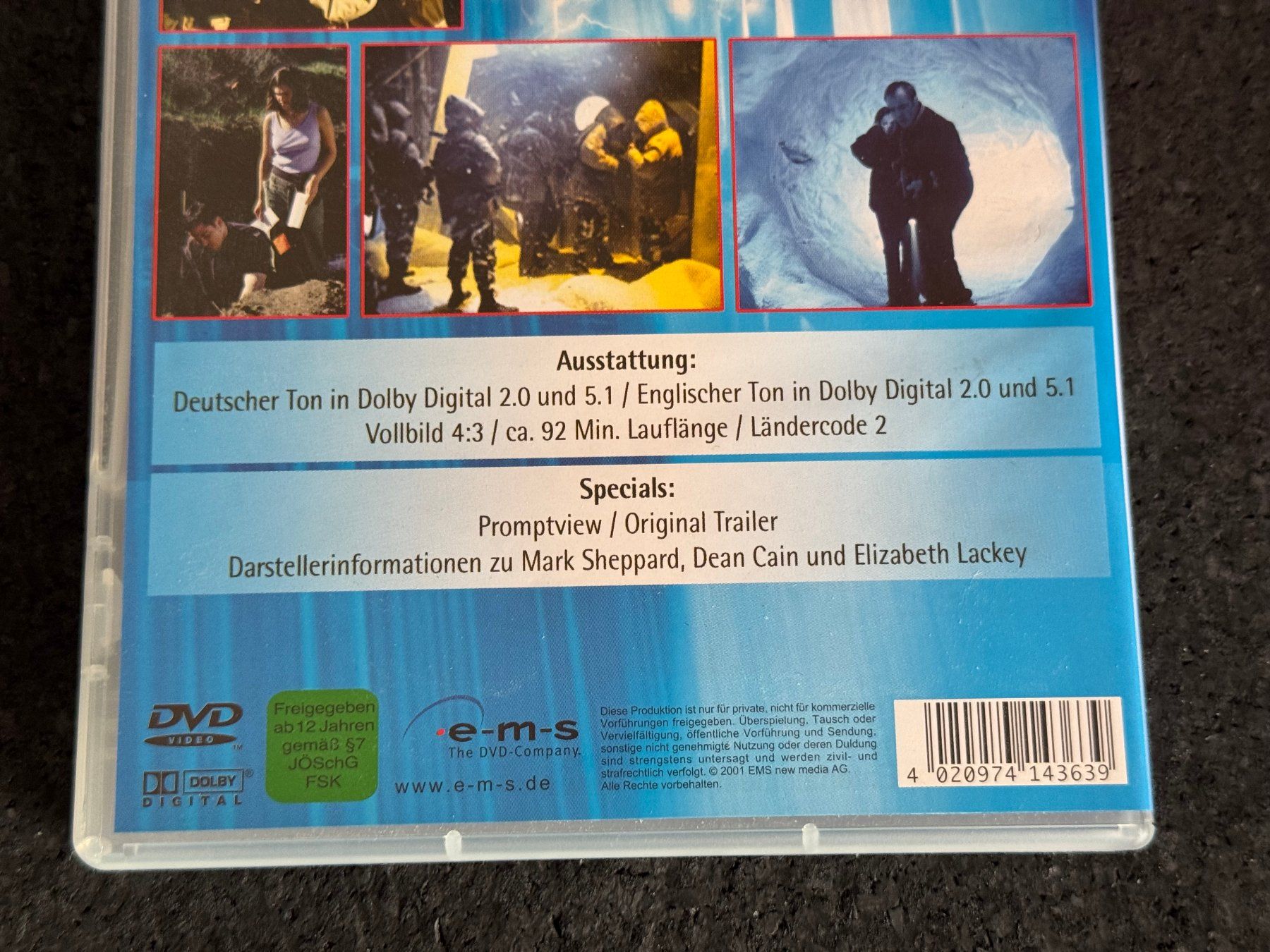 Tutti i DVDs: New Alcatraz "Das Grauen aus dem Eis" DVD DE/EN – Usato da Fribourg venduto da tschjoly 3