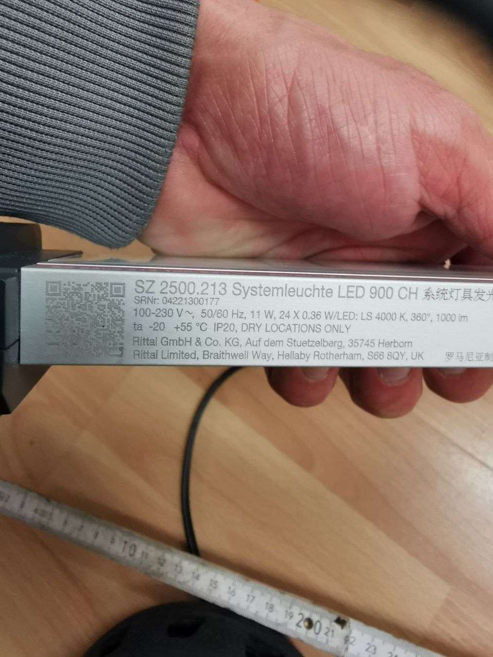 Rittal Lampade: Rittal Leuchte Gehaeuseleuchte Kompaktleuchte Top Zustand! – Usato da Niederlenz venduto da Chevy_V8 7