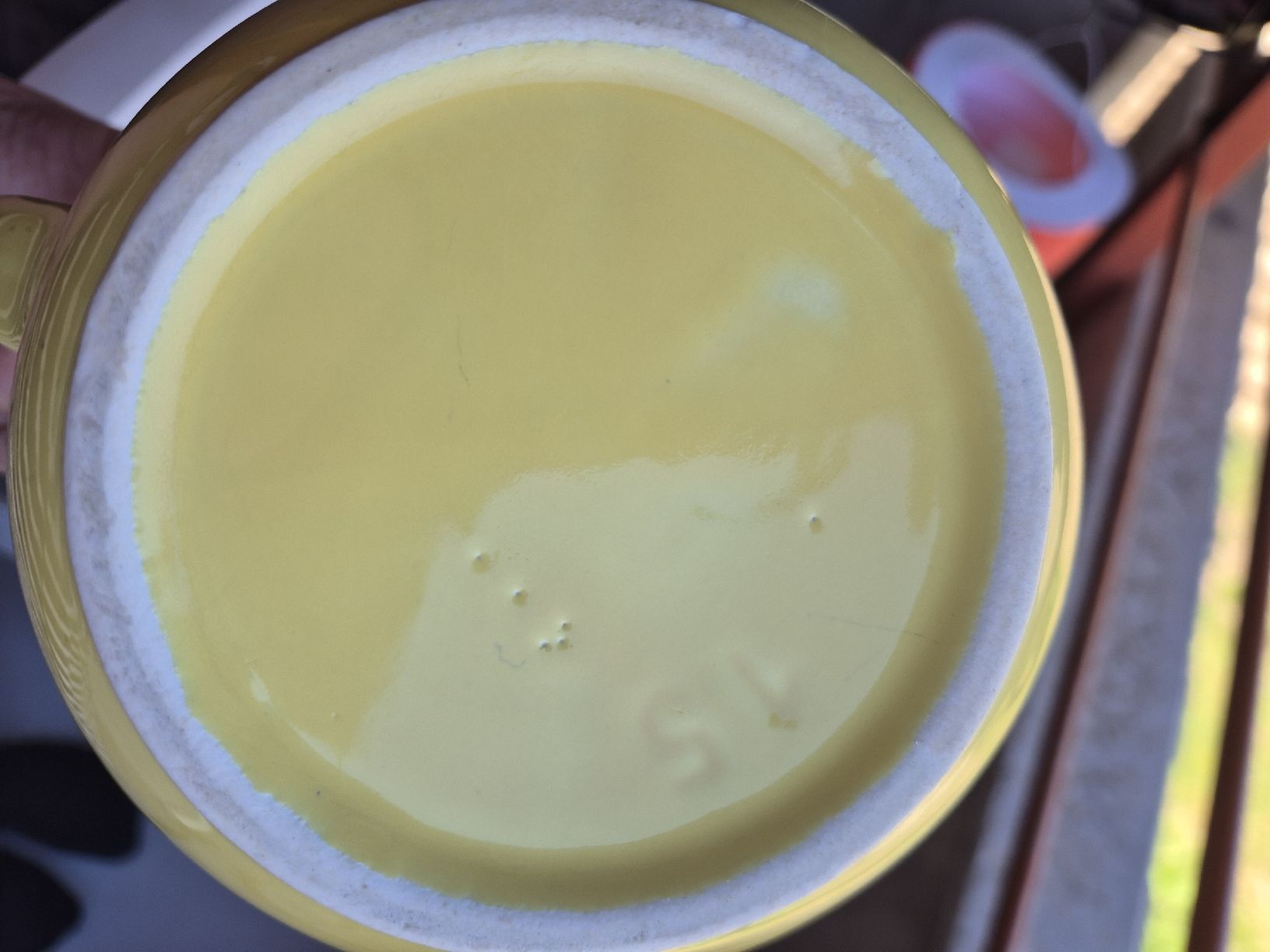 Rössler Carafes: Roessler pichet en ceramique jaune 1.5L  – D'occasion à Cossonay-Ville par bricbroc 2