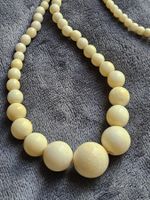 Vintage Knochen Bein Halskette Collier