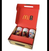 McDonald’s FIFA World Cup 2026 Goldkoffer mit 6 Sammelbecher