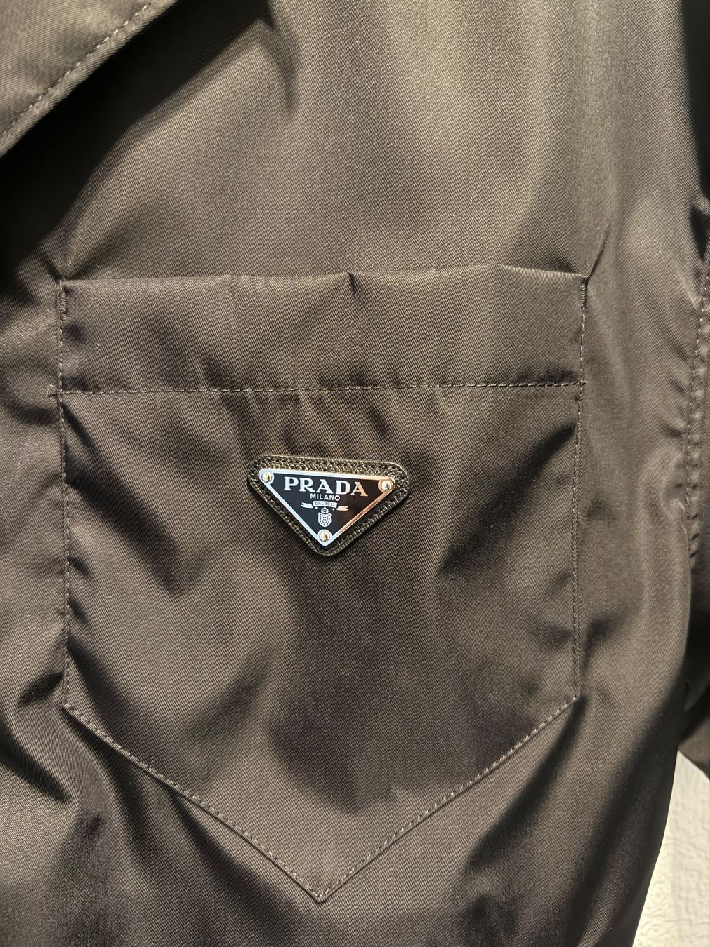 Prada Hemden: Prada Nylon Hemd schwarz – Neu (gemäss Beschreibung) aus Spiez von vvo_627h 1