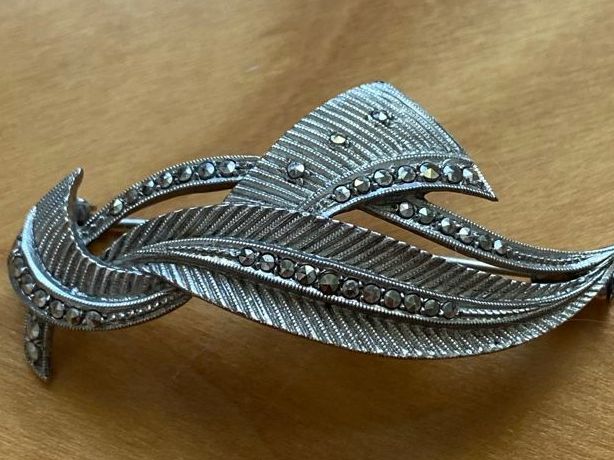 Spille & Fermagli: Vintage Brosche 835 Silber – Usato da Birr venduto da Vintage-Liebhaber
