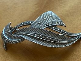 Vintage Brosche 835 Silber