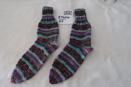 Handgestr.Wollsocken 8 Fach   Gr.39      (820)