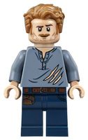 Lego Jurassic World JW020 Owen Grady - Ripped Shirt