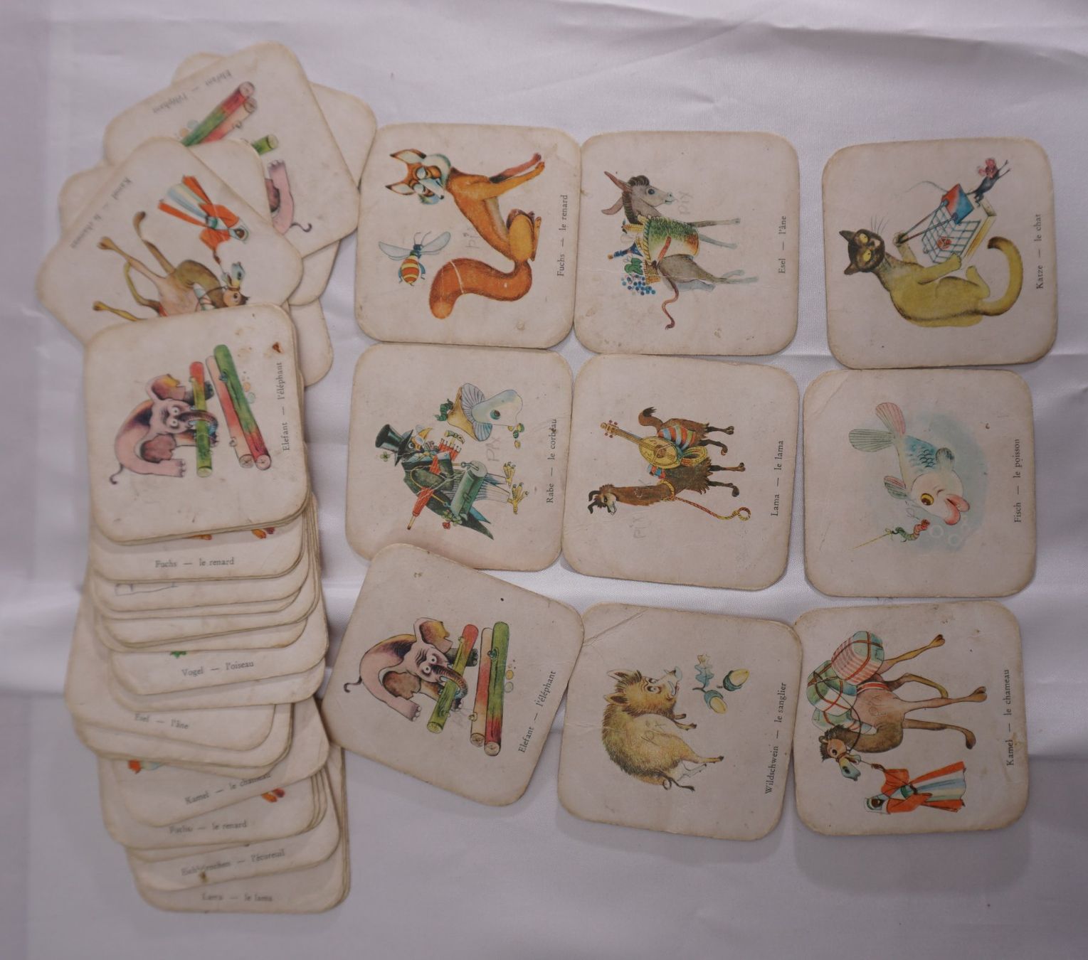 Giochi: Alte Spielkarten für Kinder, Memory, Quartett... – Usato da St. Gallen venduto da Acer0110 9