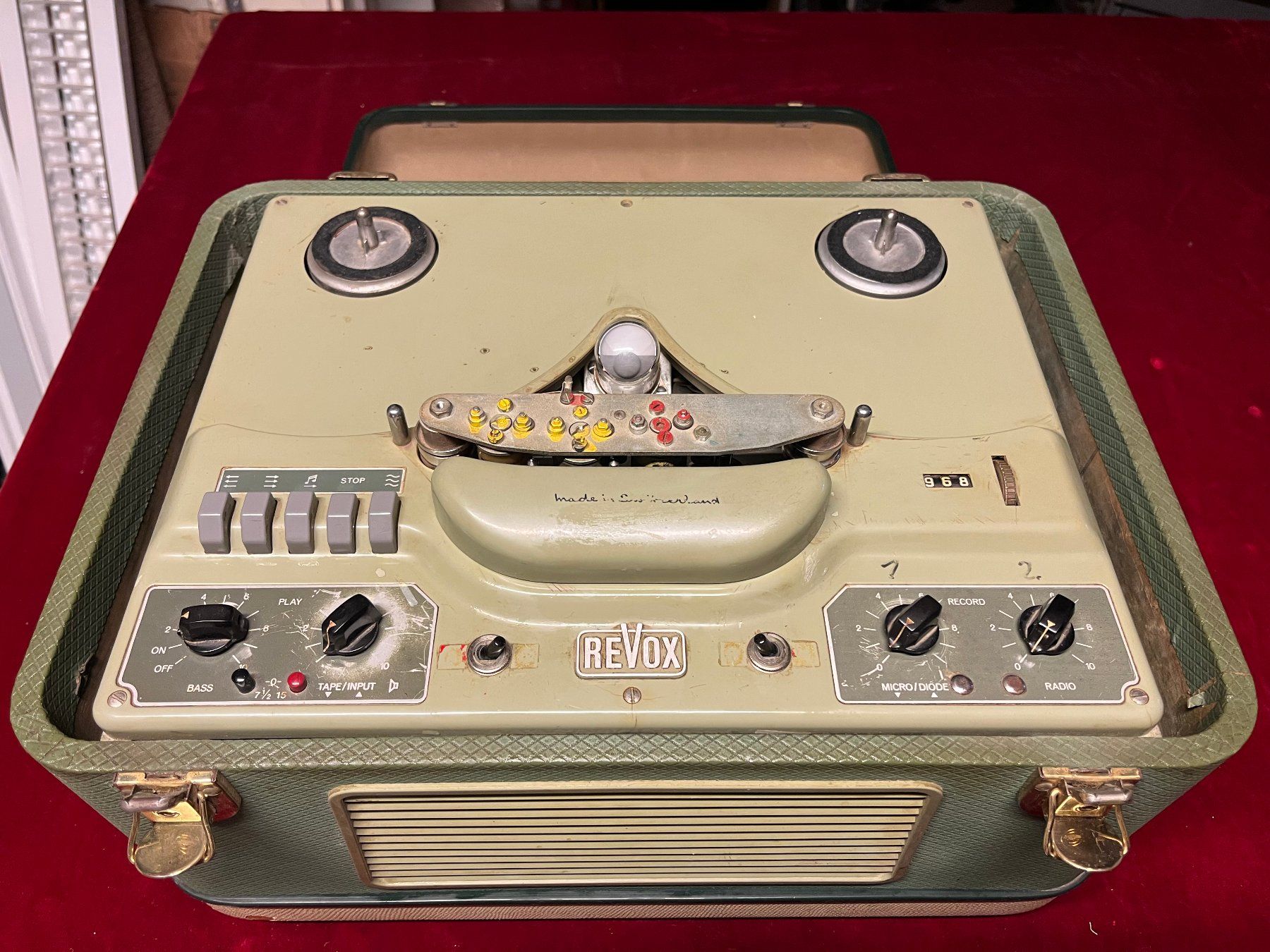 Revox Apparecchi a nastro: Magnétophone REVOX E36 portable  Studer  Non testé – Usato da La Chaux-de-Fonds venduto da Simone1180 3