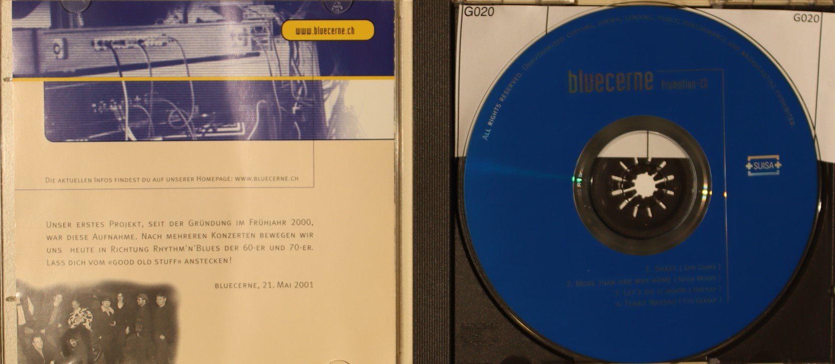 CDs: Bluecerne – Promotion – Gebraucht aus Luzern von CONTENTI 2