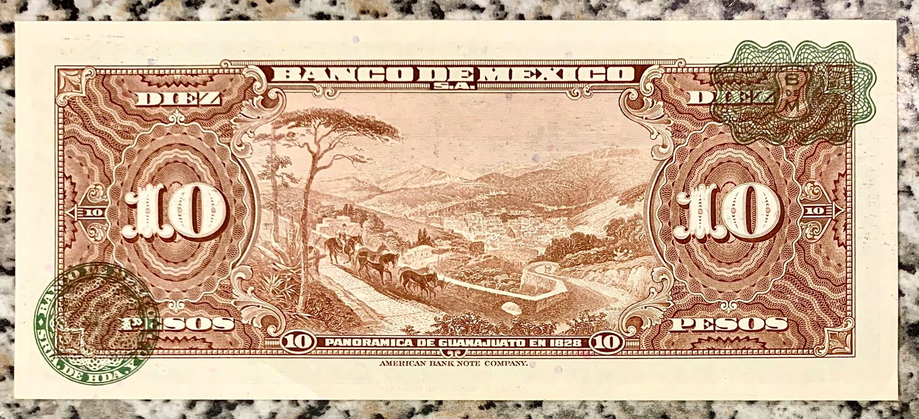 Banknoten: 10 pesos Mexiko 1965 UNC!!! – Neu (gemäss Beschreibung) aus Oberentfelden von NunoLouro 1