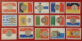 VATIKAN LÄNDER MIT EURO FLAGGEN UND MÜNZEN 2004** POSTFRISCH