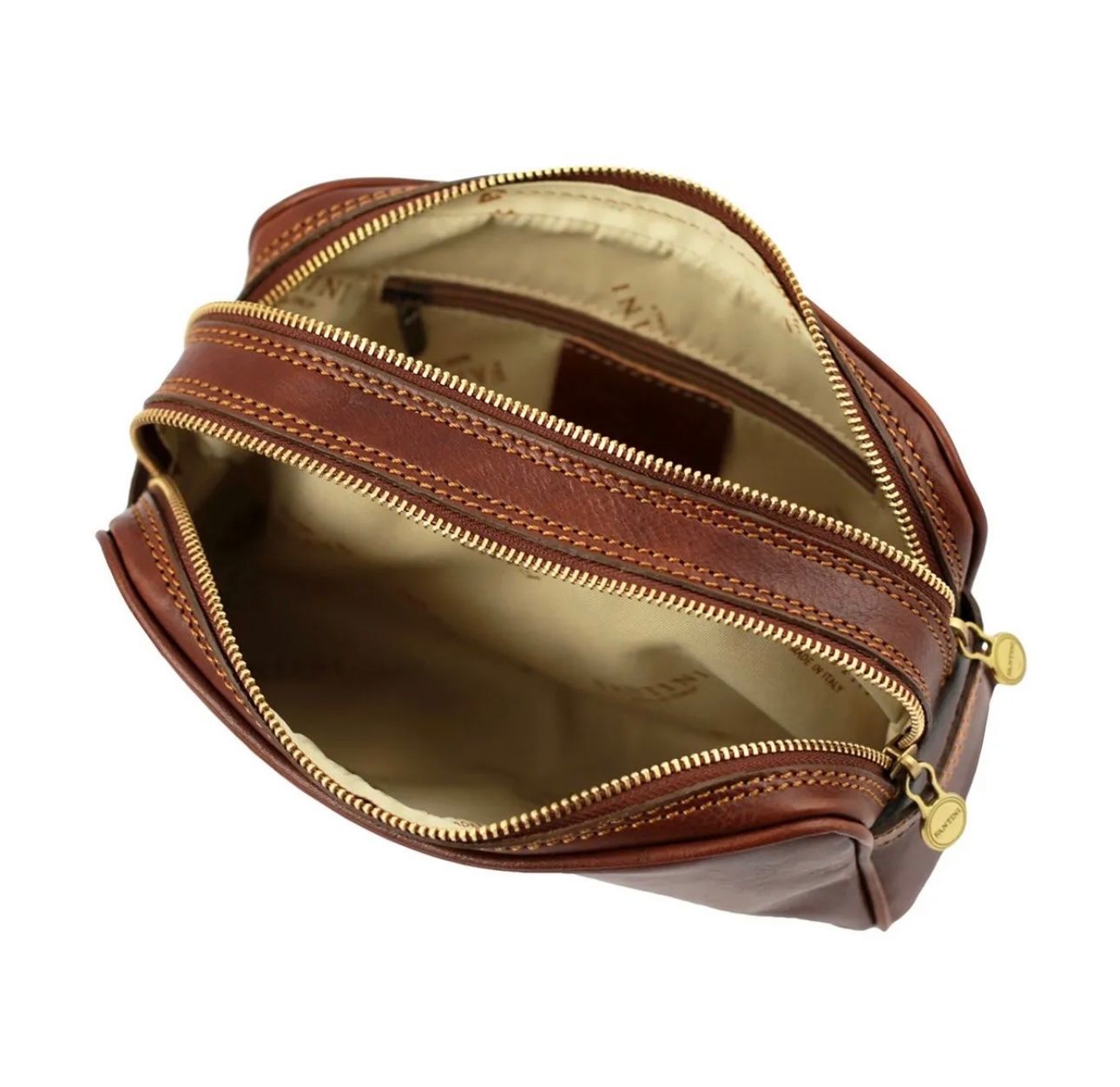Custodie per cosmetici: Kulturtasche Leder Adeona – Nuovo e nell'imballaggio originale da Wittenbach venduto da bes_k8vr 2