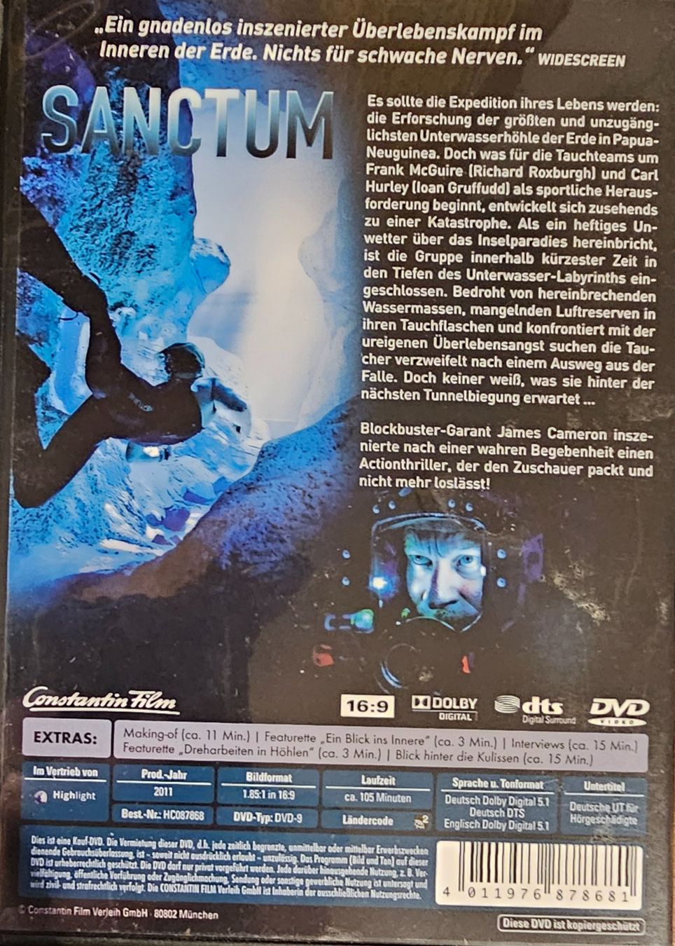 Tutti i DVDs: Sanctum – Usato da Wahlen b. Laufen venduto da Cg10 1